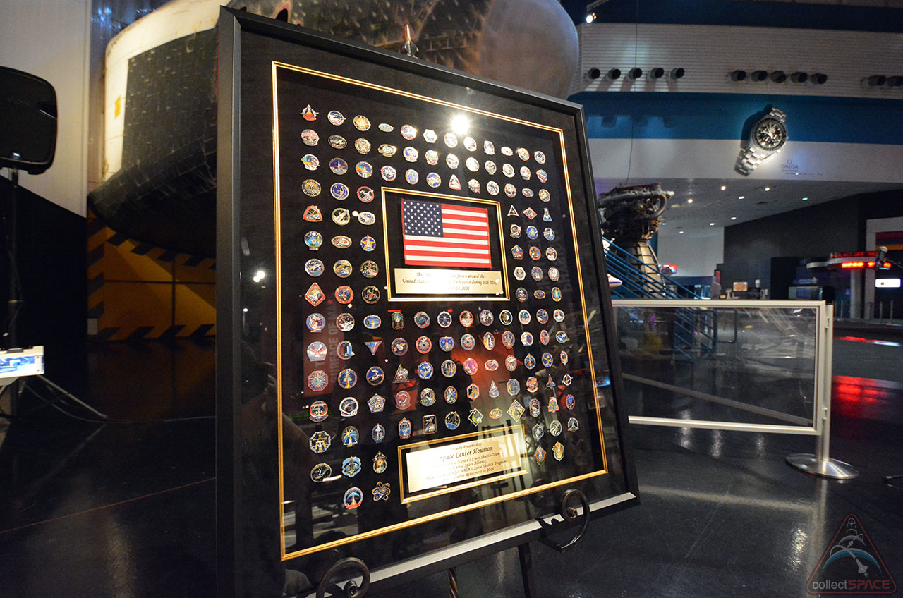 Shuttle Contractor's 'Soft Mark' on History: Pins Honor Space Shuttle Team
